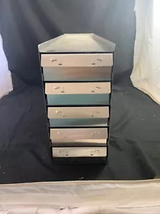 Laboratory Stainless Steel SS 5-Sliding Drawer Upright Freezer Rack 4.5cm” Deep - Picture 1 of 4
