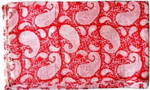 Cotton Fabric Sanganeri Block Print Running Loose Dressmaking & Craft 10 Yards - Picture 1 of 3