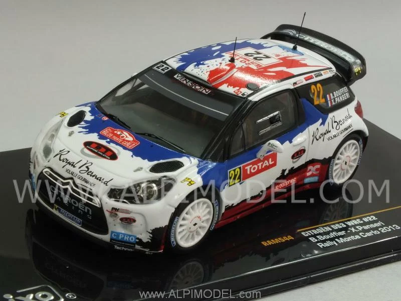 Citroen DS3 WRC Rally Monte Carlo 2013 Bouffier-Panseri 1:43 IXO RAM544 - Immagine 1 di 1