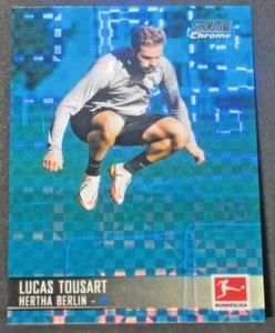 Lucas Tousart 2021-22 Stadium Club Chrome Bundesliga Blue Xfractor #6 Berlin - Picture 1 of 2