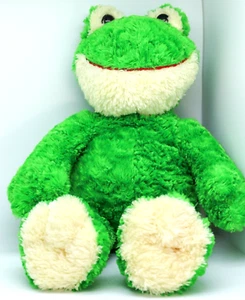 Build A Bear BAB Friendly Frog Retired Plush Stuffed Animal Green Cream 18" - Picture 1 of 9