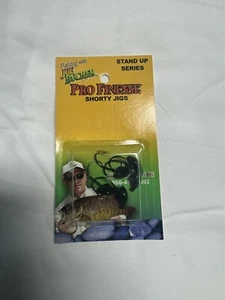 JOE BUTCHER PRO FINESSE 1/8 Oz SHORTY JIGS BLACK FRESHWATER FISHING 5 PACK - Picture 1 of 2