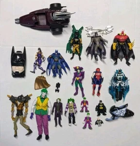 Batman Action Figure & Vehicles Lot 1995 And More - Picture 1 of 8