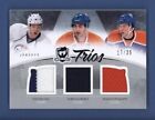 2010-11 The Cup *Trios* Maillot Taylor Hall/Eberle/Paajarvi #d/25 Edmonton Oilers