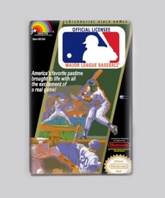 Major League Baseball NES - 2"x3" Fridge MAGNET (nintendo retro