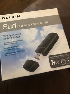 belkin usb wireless adapter boxed never used surf internet bnib 