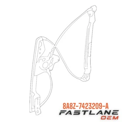 Regulador de ventana Ford Flex 2009-2019 nuevo OEM 8A8Z-7423209-A Foto 1 de 4