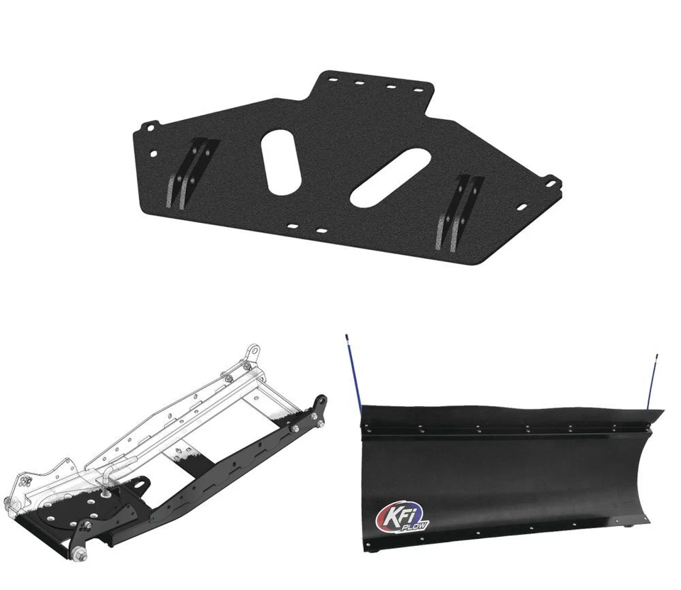 Kit quitanieves KFI UTV 60" (poliéster) para Arctic Cat Wildcat Trail 700 2014-2020 Foto 1 de 4