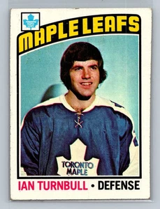 1976-77 Topps #39 Ian Turnbull Toronto Maple Leafs - Picture 1 of 2
