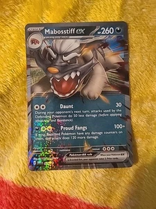 Pokemon - Mabosstiff EX 086 (Jumbo) - Promoción Escarlata y Violeta - Imagen 1 de 1