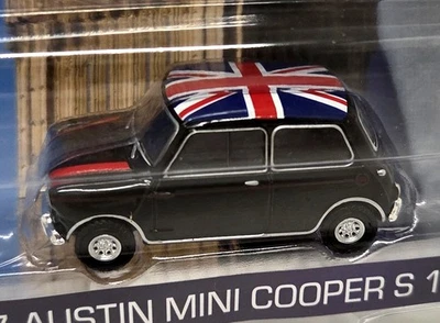 Greenlight 1/64 Austin Mini Cooper S 1275 1967 Black Diecast Model Car - Image 1 of 4