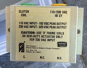 Zasilacz Warner Psi One Shot 901-00-014 115/230 60cy NOS (G3) - Zdjęcie 1 z 4