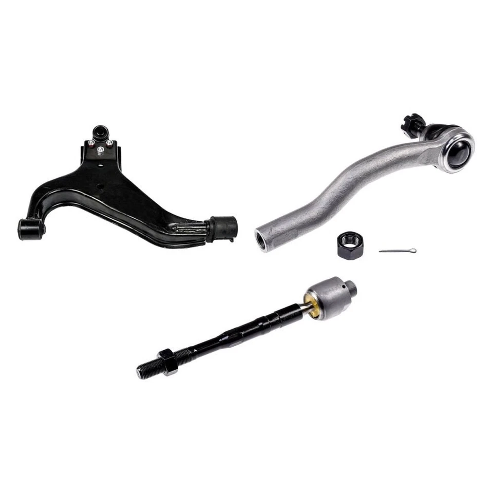 For Nissan Pathfinder Armada 04 Control Arm with Ball Joint and Tie Rod End Kit Foto 1 de 1