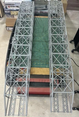 HO SCALE 53 Inch  ARCHED TRUSS BRIDGE Double Track "not assembled" - Image 1 of 4