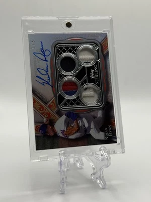 2022 Topps Sterling Nolan Ryan Strikes Quad Patch Red /5 Auto Rangers - Image 1 of 2