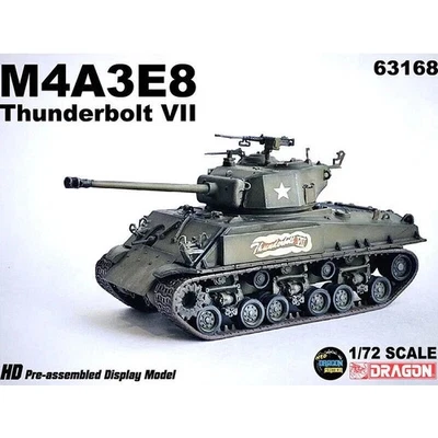 Dragon 63168 M4A3E8 Sherman 1/72, Thunderbolt VII of Gen Abrams, 37th Battalion - Image 1 of 4