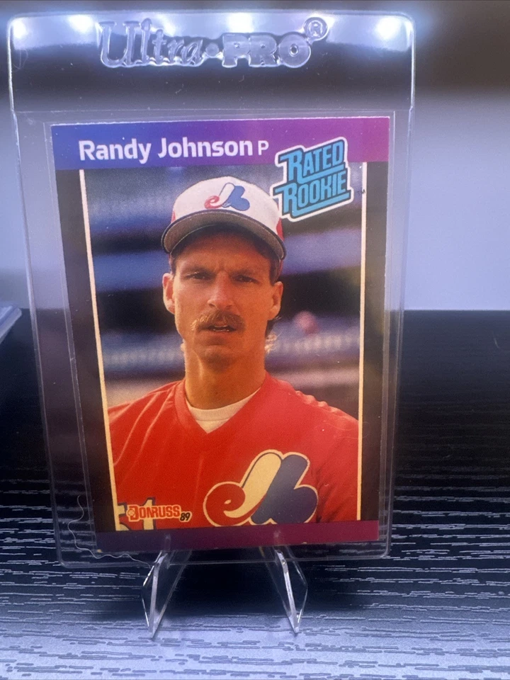Donruss 1989 - Clasificado Novato Randy Johnson #42 Error Cumpleaños incorrecto Raro (RC) Foto 1 de 3