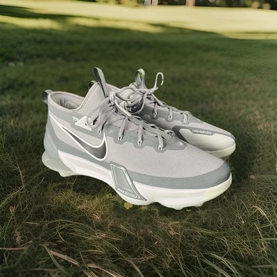 Nike Force Zoom Trout 9 Elite Baseball Cleats Wolf Gray Size 9.5 / FB2907-002 - Image 1 of 4