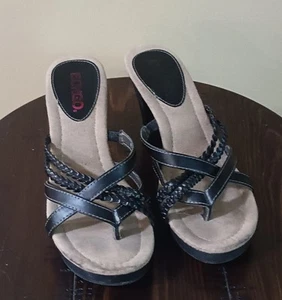 Vintage Y2K 2000er Bongo High Heels Damengröße 5 - Bild 1 von 6