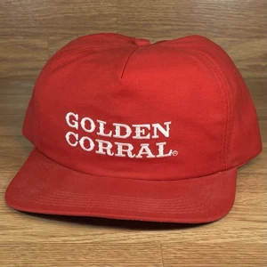 Vintage Golden Corral Restaurant Snapback Trucker Hat Cap Made In USA - Picture 1 of 9