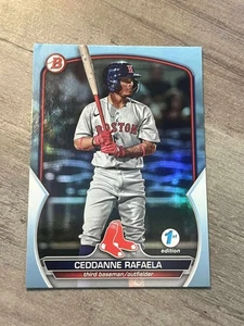 CEDDANNE RAFAELA 2023 BOWMAN SKY BLUE FOIL ROOKIE #BPPF-29 RED SOX - Picture 1 of 2