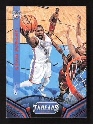 2014-15 Threads #/199 Kevin Durant Century Proof Red Oklahoma City Thunder - Image 1 of 2