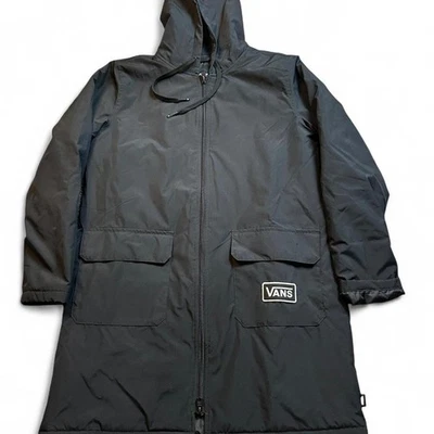 Chaqueta Vans para mujer negra XXS fuera de la pared gabardina patinador surf Foto 1 de 4