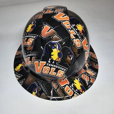 PYRAMEX full brim hard hat custom hydro dipped IN TENNESSEE VOLS ROCKY TOP NEW UT