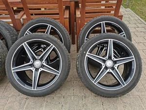 Original 18 Zoll Mercedes AMG Stern-Felgen auf Sommerreifen W205 - Bild 1 von 12
