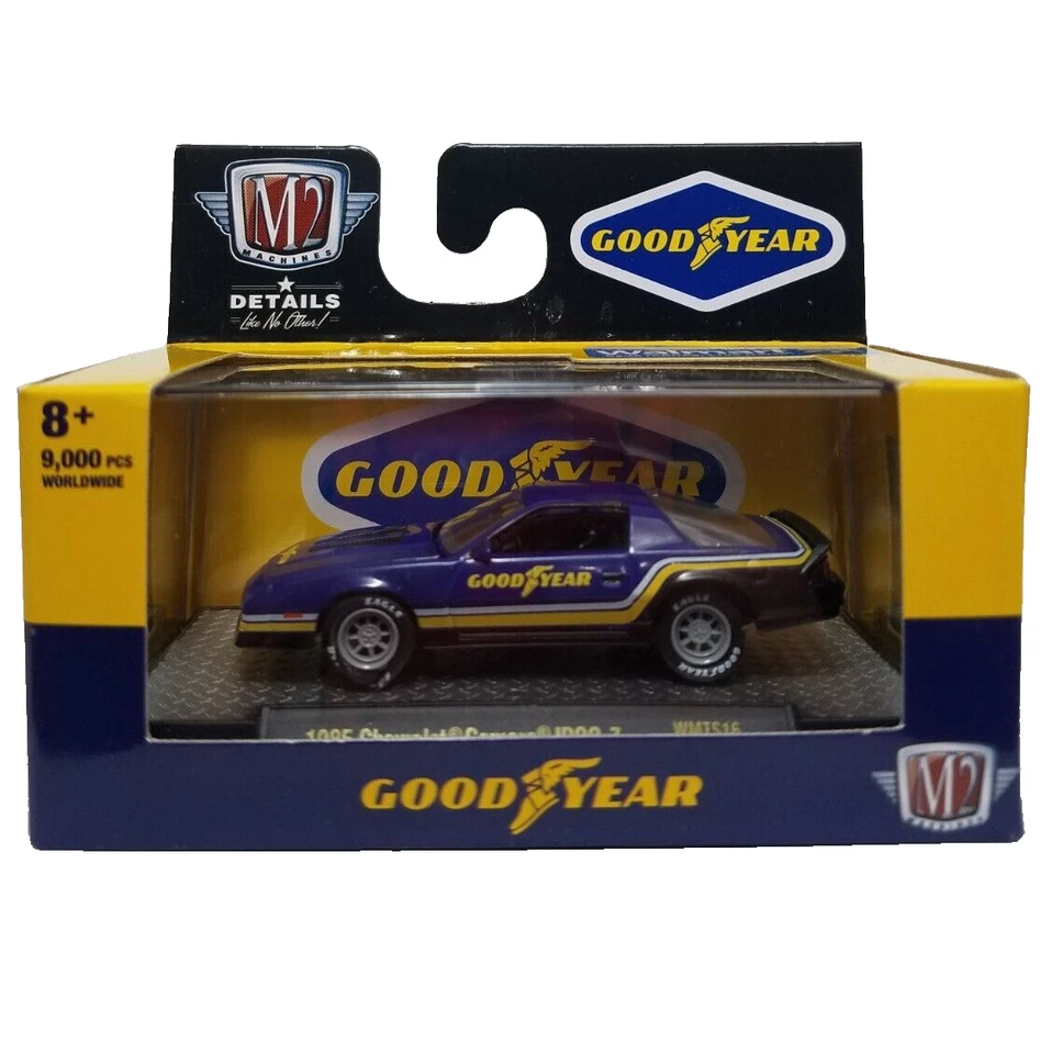 M2 Machines Details 1985 Chevrolet Camaro IROC-Z WMTS16 21-43 Goodyear Walmart - Image 1 of 1