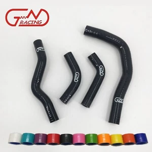 Fit 2005-2017 Honda CRF450X CRF450 X 2006 2007 Silicone Radiator Hoses Kit Black - Picture 1 of 12