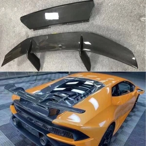 For Lamborghini Huracan LP610 LP580 Carbon Fiber Car Rear Spoiler Wing - Picture 1 of 5