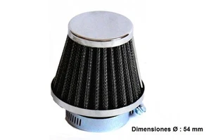 IR Filtro de aire, Air filter Sport Ø:54mm HONDA KAWASAKI SUZUKI YAMAHA - Imagen 1 de 1
