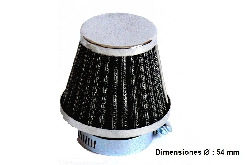 IR Filtro de aire, Air filter Sport Ø:54mm HONDA KAWASAKI SUZUKI YAMAHA - Imagen 1 de 1