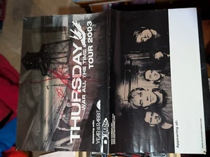 Rare Thursday War All The Time Tour 2003 18 X 22 Inch Promotional Poster. - Picture 1 of 2