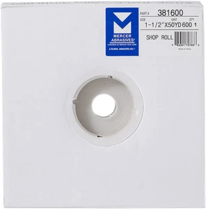 381600-1-1/2" X 50 Yards Shop Roll, 600 Grit - Picture 1 of 12