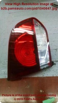 Used Left Inner Tail Light Assembly fits: 2010 Volkswagen Golf gti exc. City Htb - Image 1 of 4