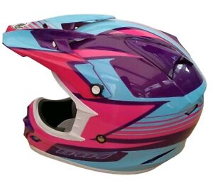 THH TX-23 GLOSS MULT COLOUR OFFROAD MOTORCYCLE HELMET S Youth 47-48