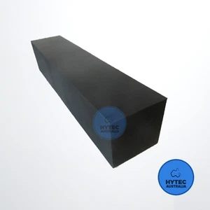 SOLID RUBBER BLOCK AUSTRALIAN MADE 50MM W X 250MM L CHOOSE THICKNESS/ HEIGHT HYT - Picture 1 of 3