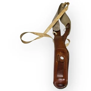 Bianchi Large Leather Shoulder Harness Holster 10” DEEP - Picture 1 of 6