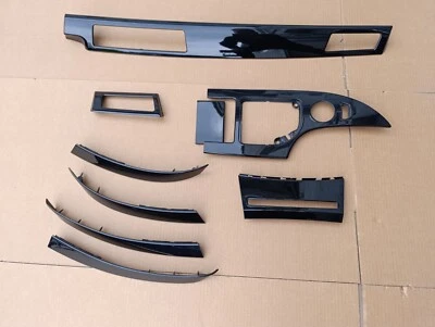 Juego de molduras interiores BMW E60 2003-2007 piano negro NUEVO 540 545 E61 M5 Foto 1 de 4