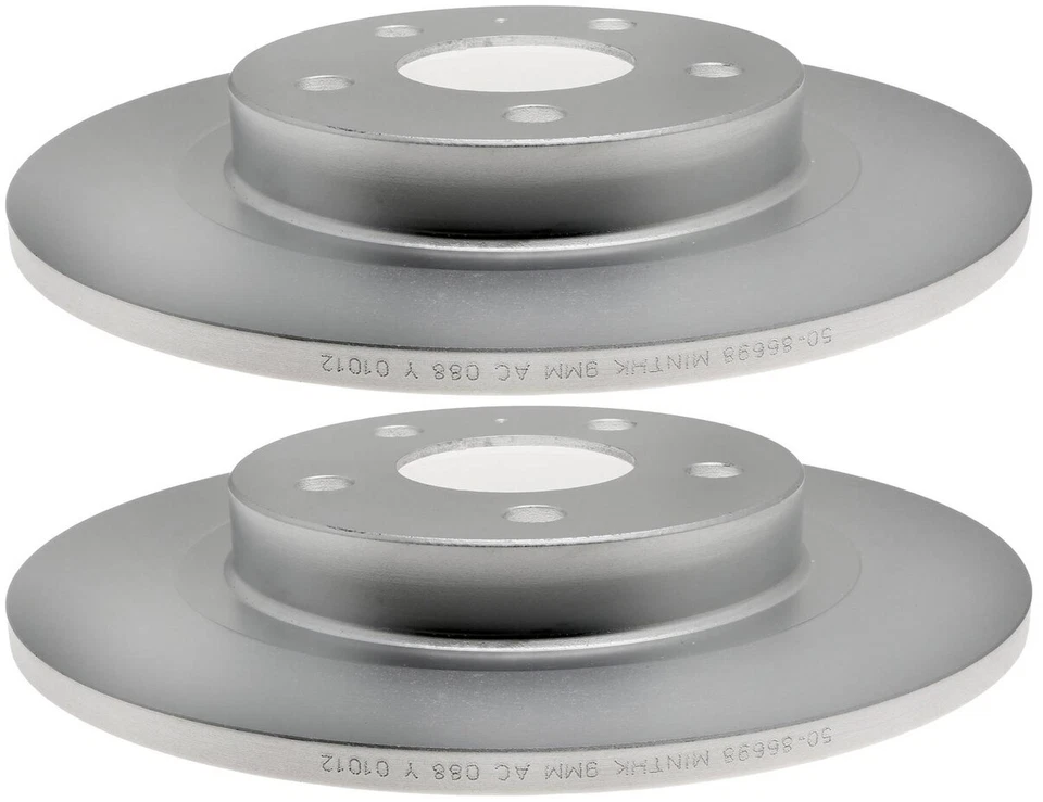 JUEGO DE 2 rotores de freno de disco traseros ACDelco Advantage 18A911AC ^ Foto 1 de 2