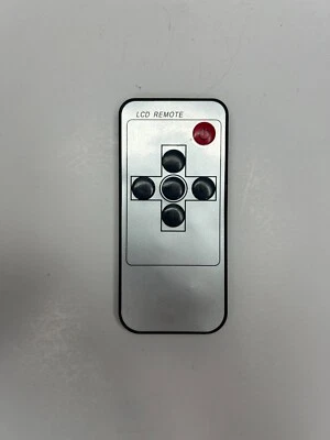 Sharper Image GX1233 LCD TV/Monitor Remote Control, Silver - OEM - Image 1 of 2