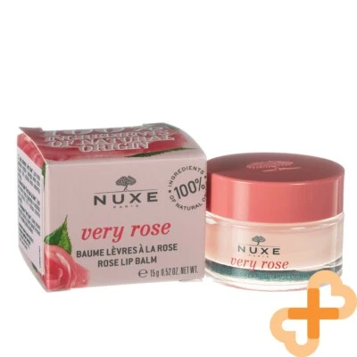 NUXE VERY ROSE Hydrating & Softening Lip Balm 15 g Helps Lipstick Last Longer - Image 1 of 4