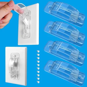 Light Switch Guard Cover, 4 Childproof Wall Switch Guard Cover for Toggle Light - Picture 1 of 12