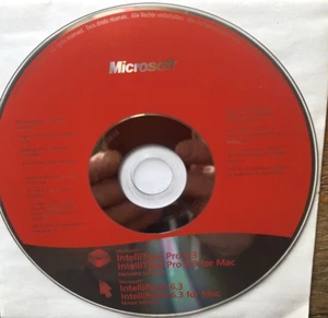 Microsoft IntelliPoint IntelliType Pro 6.3 Software Windows / Mac CD-ROM (2009) - Picture 1 of 3