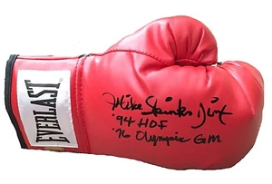 Michael Spinks Signed Glove Inscribed COA Inscriptagraphs Leon Boxing Mike Tyson - Picture 1 of 7