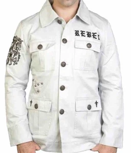 Giacca Vintage Uomo Rebel Spirit Rebel Spirit Taglia Media Ricamata UEC - Foto 1 di 15