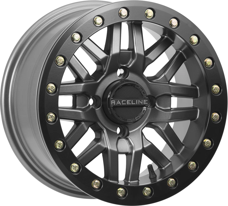RACELINE Ryno Beadlock Wheels Gunmetal 4/137 14X7 5+2 A91G-47037-52 Foto 1 de 1