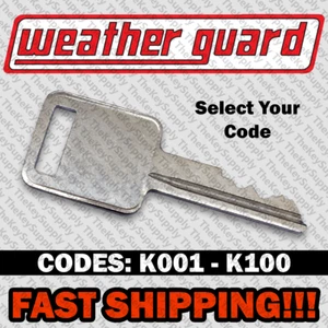Weather Guard Truck Tool box Key Cut to Code K001 - K100 WeatherGuard Toolbox - Picture 1 of 1
